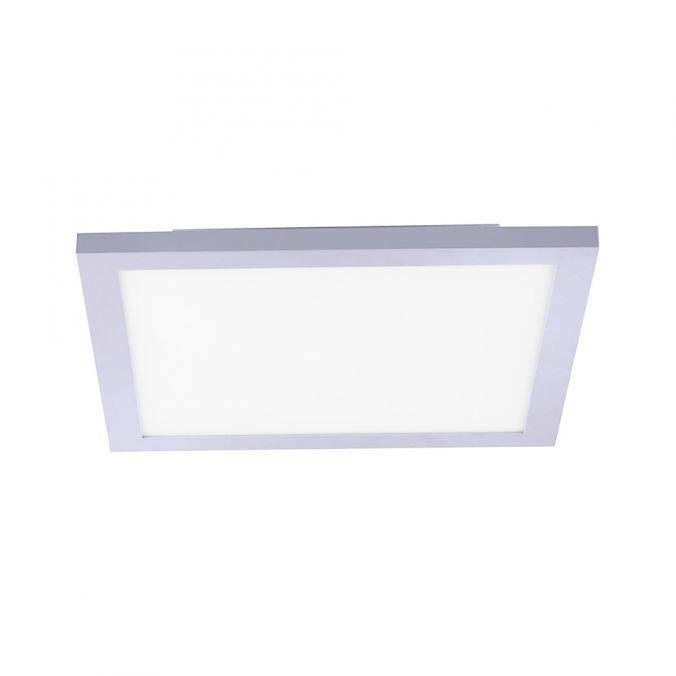 LD 14350-21 FLAT LED panel, stropní svítidlo, stříbrná, ultraploché 3000K - LEUCHTEN DIREKT / JUST LIGHT – JUSTLIGHT