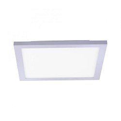 Obrázek pro produkt FLAT LED panel, stropní svítidlo, stříbrná, ultraploché 3000K - LEUCHTEN DIREKT / JUST LIGHT