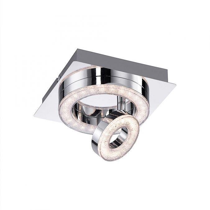 LD 14520-17 TIM LED stropní svítidlo, chrom, moderní otočné 3000K - LEUCHTEN DIREKT / JUST LIGHT