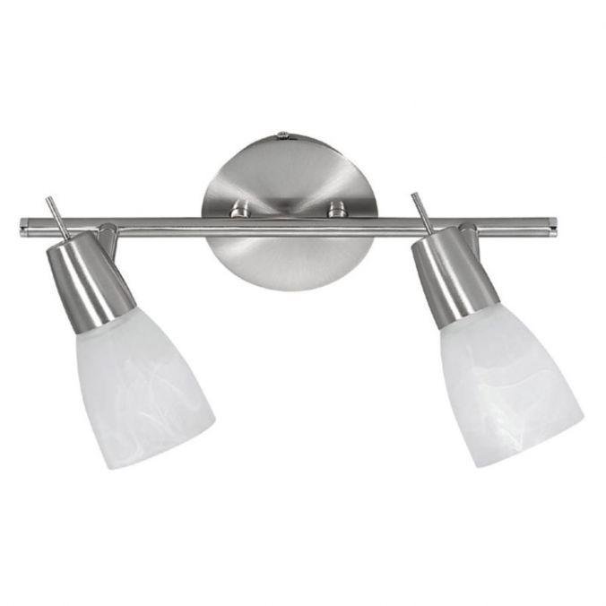 LD 11862-55 JULIA LED LED stropní svítidlo, ocel, sklo, 2-ramenné 3000K - LEUCHTEN DIREKT / JUST LIGHT