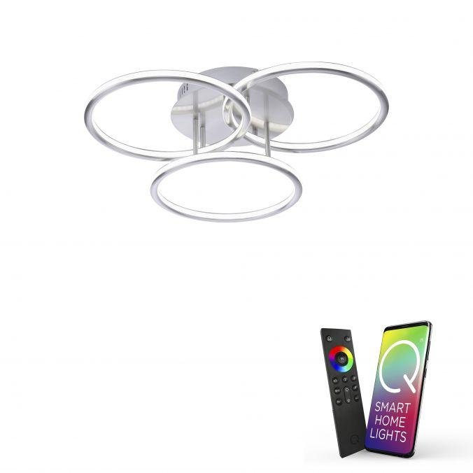 PN 8281-55 Q-NEVIO, LED stropní svítidlo, Smart Home 2700-5000K - PAUL NEUHAUS
