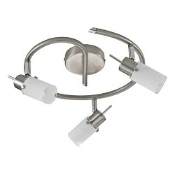 Obrázek pro produkt MAX LED LED stropní svítidlo, kruhové, ocel, sklo, 3-ramenné 3000K - LEUCHTEN DIREKT / JUST LIGHT