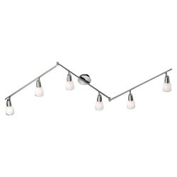 Obrázek pro produkt DORO Stropní svítidlo, 6-ramenné, nastavitelné, ocel 3000K - LEUCHTEN DIREKT / JUST LIGHT