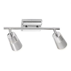 Obrázek pro produkt DALLI LED stropní svítidlo, 2-ramenné, chrom, otočné 3000K - LEUCHTEN DIREKT / JUST LIGHT