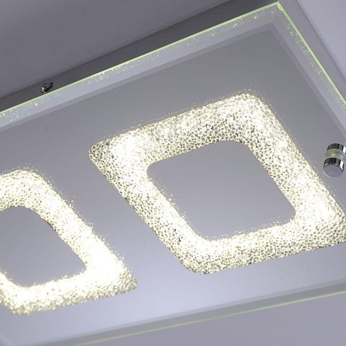 LD 11571-17 LISA LED stropní svítidlo, chrom, 2-ramenné, sklo 4000K - LEUCHTEN DIREKT / JUST LIGHT (obrázek 2)