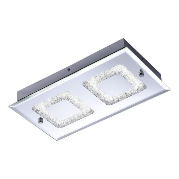 LD 11571-17 LISA LED stropní svítidlo, chrom, 2-ramenné, sklo 4000K - LEUCHTEN DIREKT / JUST LIGHT (obrázek 3)