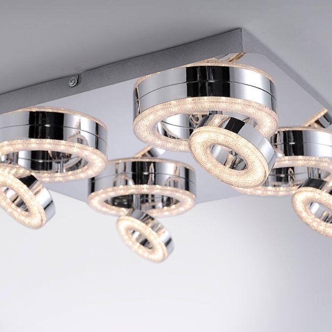 LD 14522-17 TIM LED stropní svítidlo, chrom, 4-ramenné, design 3000K - LEUCHTEN DIREKT / JUST LIGHT (obrázek 2)