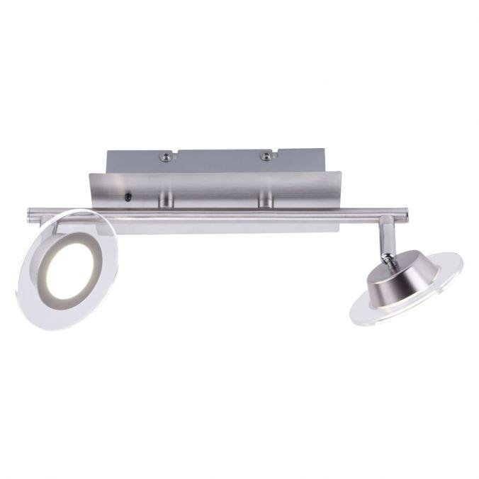 LD 12092-55 LOLA-MIKE LED stropní bodové svítidlo, 2-ramenné, ocel, modern RGB+2700-5000K - LEUCHTEN DIREKT / JUST LIGHT – JUSTLIGHT