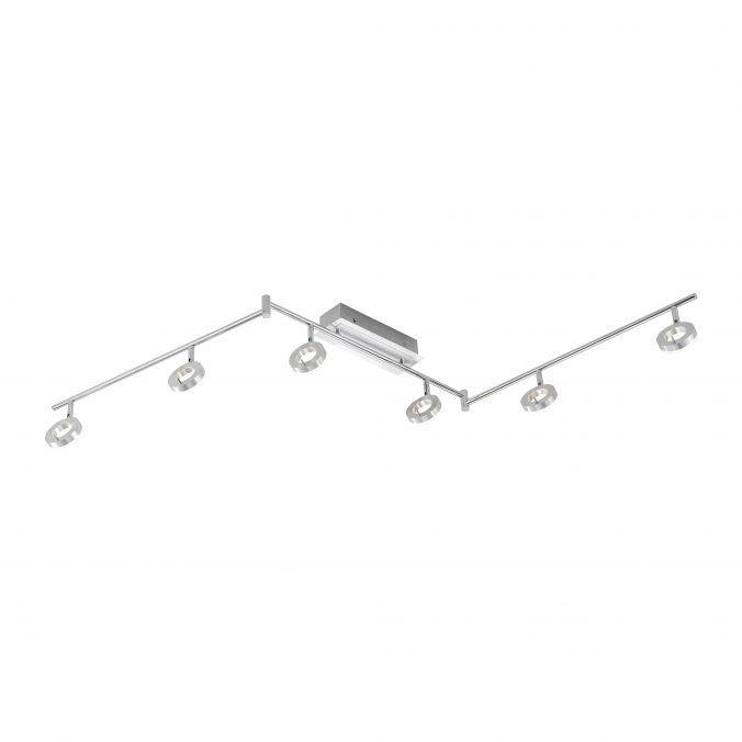 PN 6787-96 SILEDA LED bodové lištové svítidlo, 6-ramenné, nastavitelné 3000K - PAUL NEUHAUS