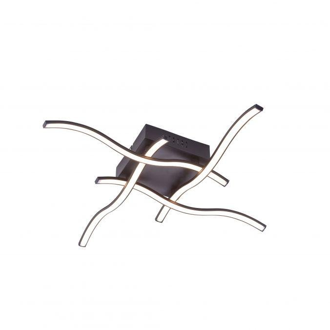 LD 15131-18 WAVE LED stropní svítidlo, černá, design vlny 3000K - LEUCHTEN DIREKT / JUST LIGHT (obrázek 4)