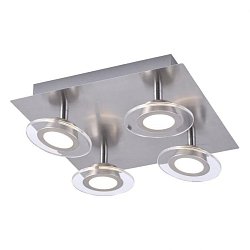 Obrázek pro produkt LOLA-MIKE LED stropní bodové svítidlo, 4-ramenné, ocel, modern RGB+3000-5000K - LEUCHTEN DIREKT / JUST LIGHT