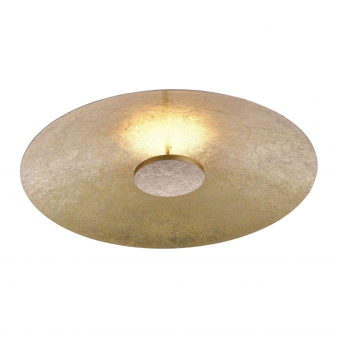 PN 8132-12 PLATE LED stropní svítidlo, imitace plátkového zlata, proti oslnění 3000K - PAUL NEUHAUS