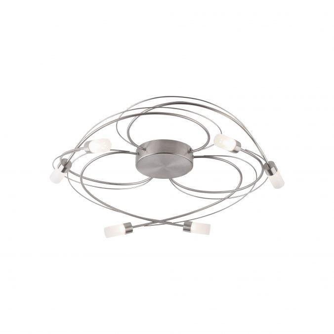 PN 8250-55 NELIA LED stropní svítidlo, ocel, průměr 60cm, moderní elegantní SimplyDim 3000K - PAUL NEUHAUS – PAULNEUHAUS