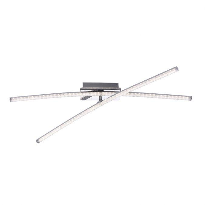 LD 11292-17 SIMON LED stropní svítidlo, chrom, otočné, modern 3000K - LEUCHTEN DIREKT / JUST LIGHT