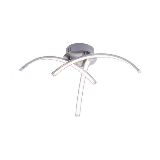 LD 15341-55 VALERIE LED stropní svítidlo, 3-ramenné, ocel, modern 3000K - LEUCHTEN DIREKT / JUST LIGHT