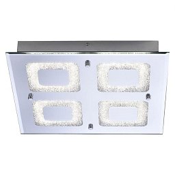 Obrázek pro produkt LISA LED stropní svítidlo, 4-ramenné, chrom, hranaté 4000K - LEUCHTEN DIREKT / JUST LIGHT