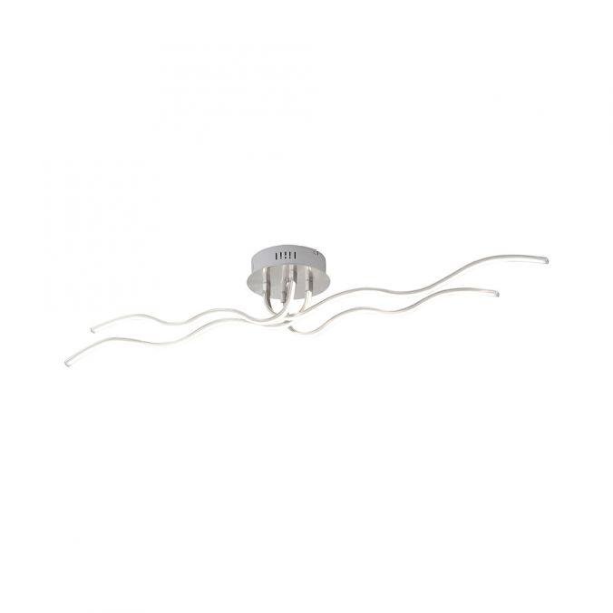 LD 15126-55 WAVE LED stropní svítidlo, design, ocel, design vlny 3000K - LEUCHTEN DIREKT / JUST LIGHT – JUSTLIGHT