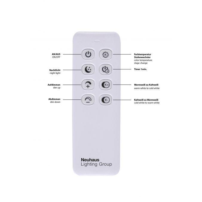 LD 14018-55 IVEN LED stropní svítidlo, ocel, 2-ramenné, stmívatelné 2700-5000K - LEUCHTEN DIREKT / JUST LIGHT (obrázek 3)