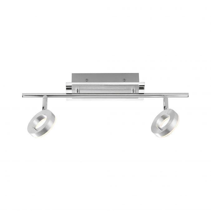 PN 6781-96 SILEDA LED stropní bodové svítidlo, 2-ramenné, hliník, otočné 3000K - PAUL NEUHAUS