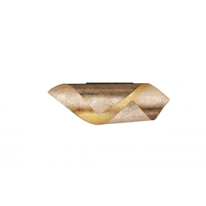 PN 9030-12 NEVIS LED nástěnné svítidlo, imitace plátkového zlata, nerez ocel, design 3000K - PAUL NEUHAUS