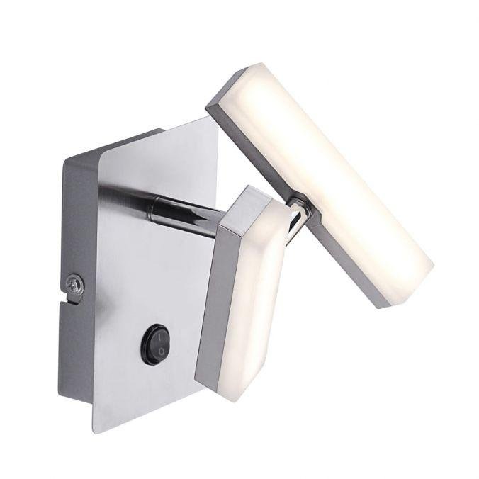 LD 11276-55 RICO LED nástěnné svítidlo, nastavitelné, design, ocel 3000K - LEUCHTEN DIREKT / JUST LIGHT