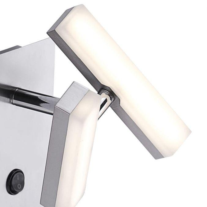 LD 11276-55 RICO LED nástěnné svítidlo, nastavitelné, design, ocel 3000K - LEUCHTEN DIREKT / JUST LIGHT (obrázek 3)