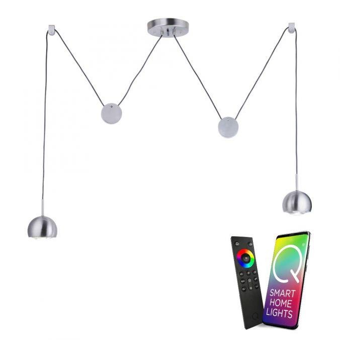 PN 8393-55 Q-ADAM, závěsné svítidlo, Smart Home RGB+2700-5000K - PAUL NEUHAUS – PAULNEUHAUS