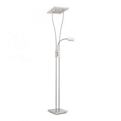 Obrázek pro produkt HELIA LED stojací lampa se čtecím ramenem, ocel, design 3000K - LEUCHTEN DIREKT / JUST LIGHT