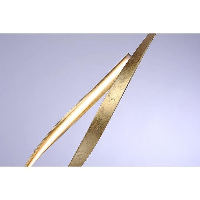 PN 720-12 LINDA LED stojací svítidlo, imitace plátkového zlata, design 3000K - PAUL NEUHAUS (obrázek 3)