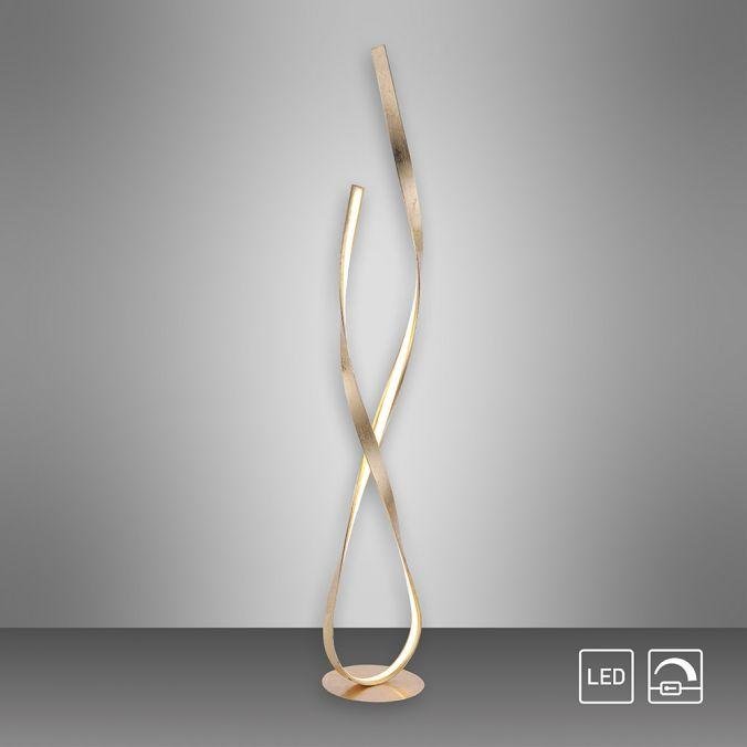 PN 720-12 LINDA LED stojací svítidlo, imitace plátkového zlata, design 3000K - PAUL NEUHAUS (obrázek 7)