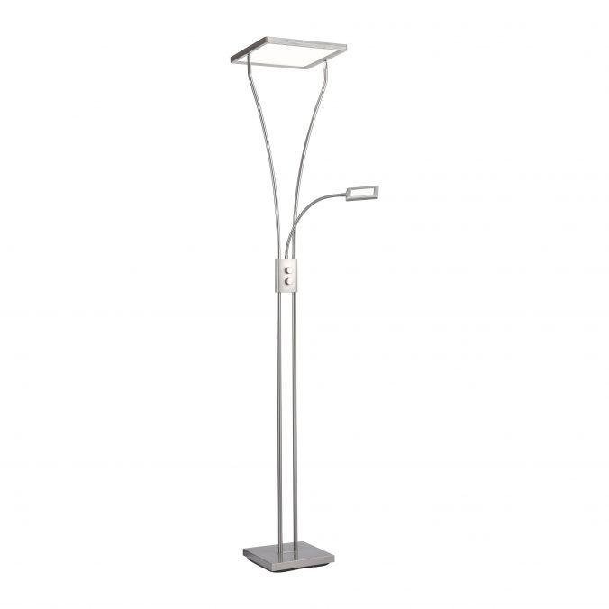LD 11722-55 MARIAN LED stojací lampa se čtecím ramenem, ocel, moderní 3000K - LEUCHTEN DIREKT / JUST LIGHT