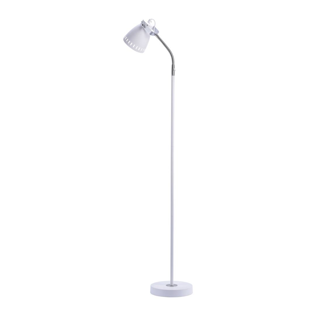 LD 11064-16 EVA Stojací svítidlo, retro, bílé, industriální styl - LEUCHTEN DIREKT / JUST LIGHT – JUSTLIGHT