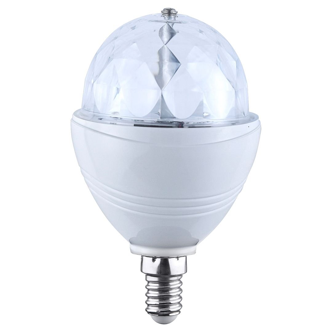 LD 08117 LED disco žárovka, E14 párty žárovka RGB - LEUCHTEN DIREKT / JUST LIGHT