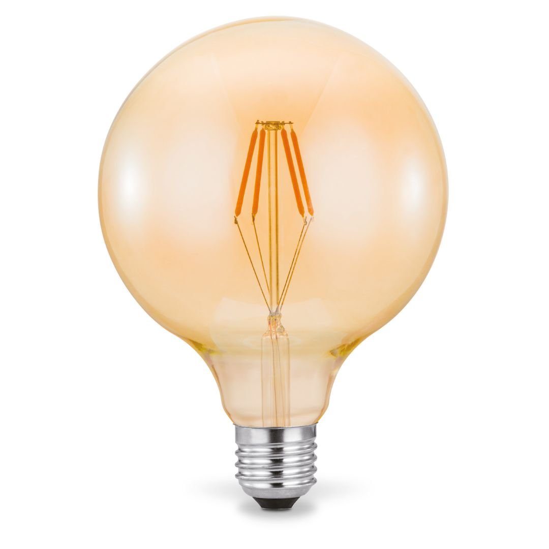 LEUCHTEN DIRECT LED Filament Globe, 4W E27, průměr 125mm 3000K DIM 08458 LD 08458 Teplá bílá