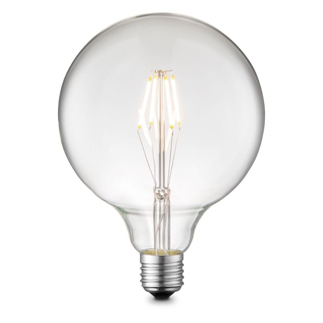 LEUCHTEN DIRECT LED Filament Globe, 4W E27, průměr 125mm 3000K DIM 08459 LD 08459 Teplá bílá
