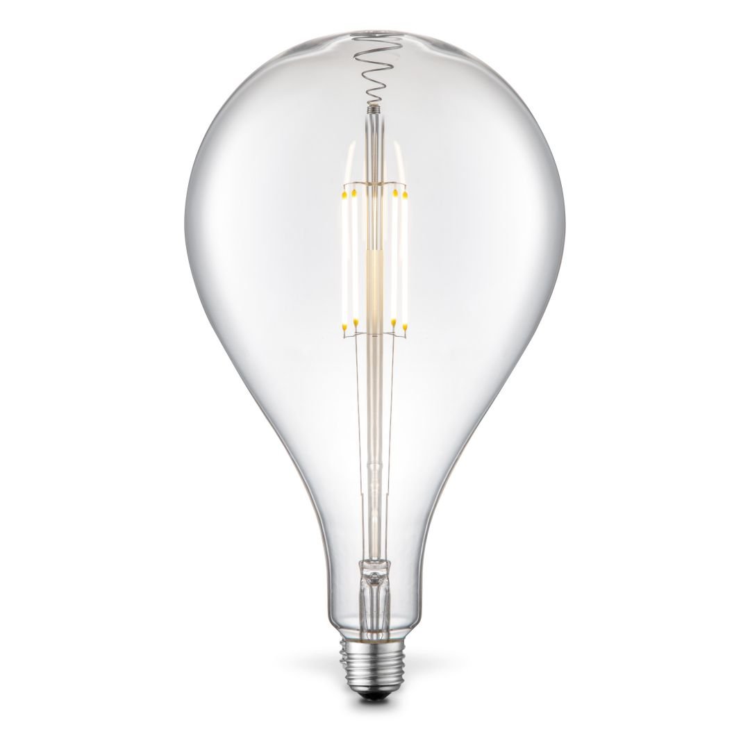 Leuchten Direkt Filam. LED žárovka E27, A160, 420 lm, 2700 K, 4 W, čiré sklo
