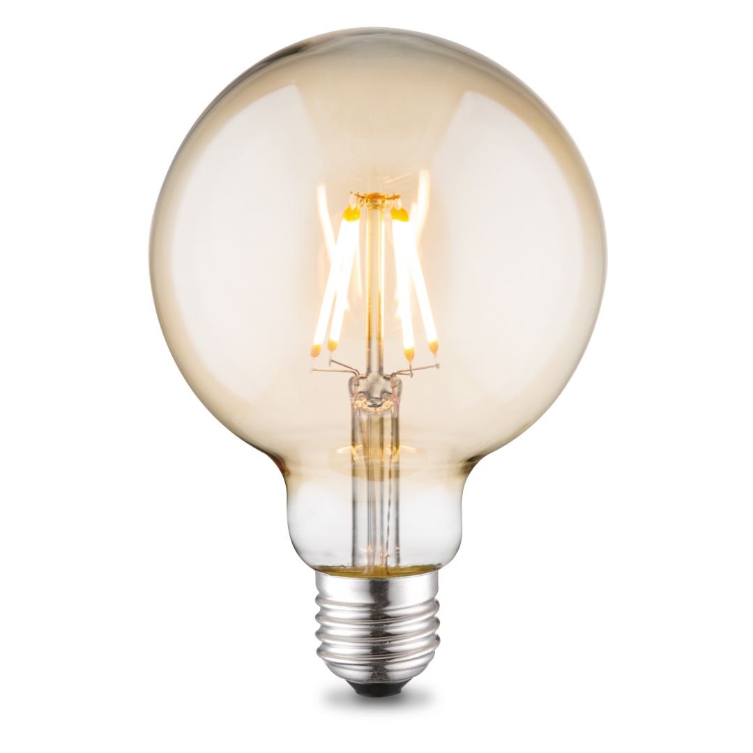 LEUCHTEN DIRECT LED Filament Globe, E27, průměr 95mm 4W 3000K DIM 08466 LD 08466 Teplá bílá