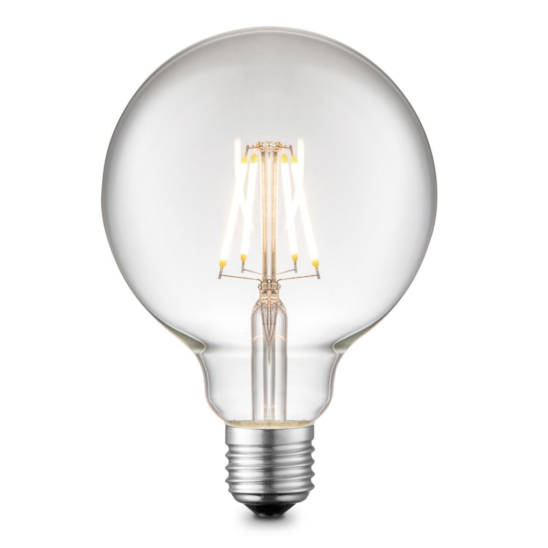 LEUCHTEN DIRECT LED Filament Globe, E27, průměr 95mm 4W 3000K DIM 08467 LD 08467 Teplá bílá