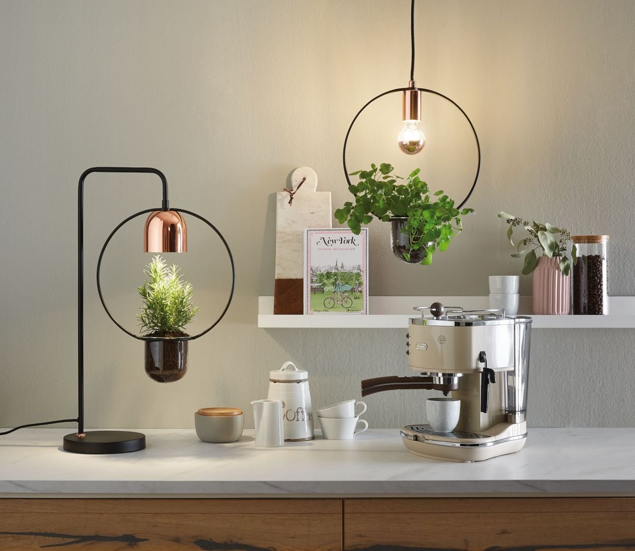 P 79746 Stolní lampa Fanja 1-ramenné pro osvětlení rostlin černá/měď - PAULMANN (obrázek 2)