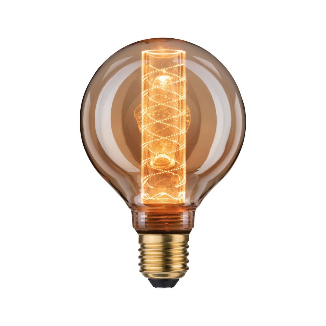 P 28602 LED Vintage Globe žárovka G95 Inner Glow 4W E27 zlatá s vnitřní spirálou - PAULMANN