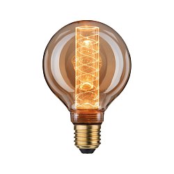 Obrázek pro produkt LED Vintage Globe žárovka G95 Inner Glow 4W E27 zlatá s vnitřní spirálou - PAULMANN
