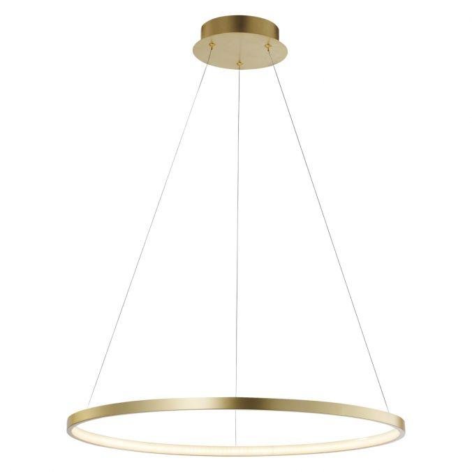 LD 11524-12 CIRCLE LED závěsné svítidlo, kruhové, Ø60cm, zlatá 3000K - LEUCHTEN DIREKT / JUST LIGHT
