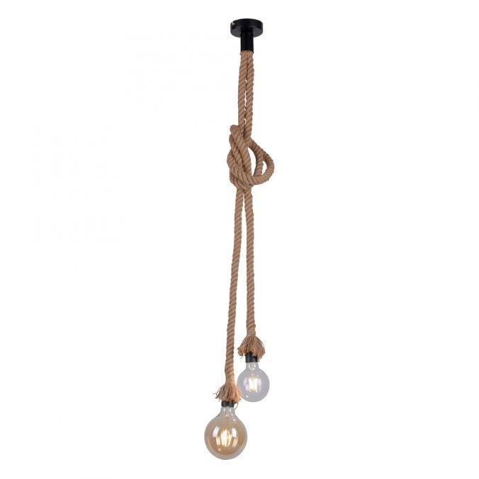 LD 15482-18 ROPE Závěsné svítidlo ROPE E27 60W - LEUCHTEN DIREKT / JUST LIGHT