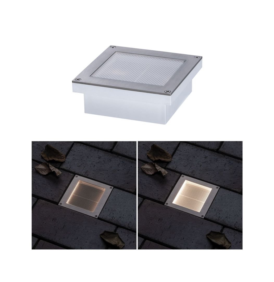 P 94238 Solární LED zemní svítidlo Aron 10x10 cm pohybové čidlo - PAULMANN