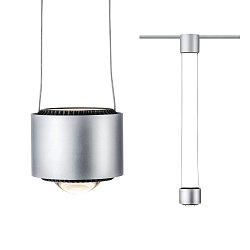Obrázek pro produkt URail LED Pendel závěs 1x13W černá/matný chrom stmívatelné - PAULMANN