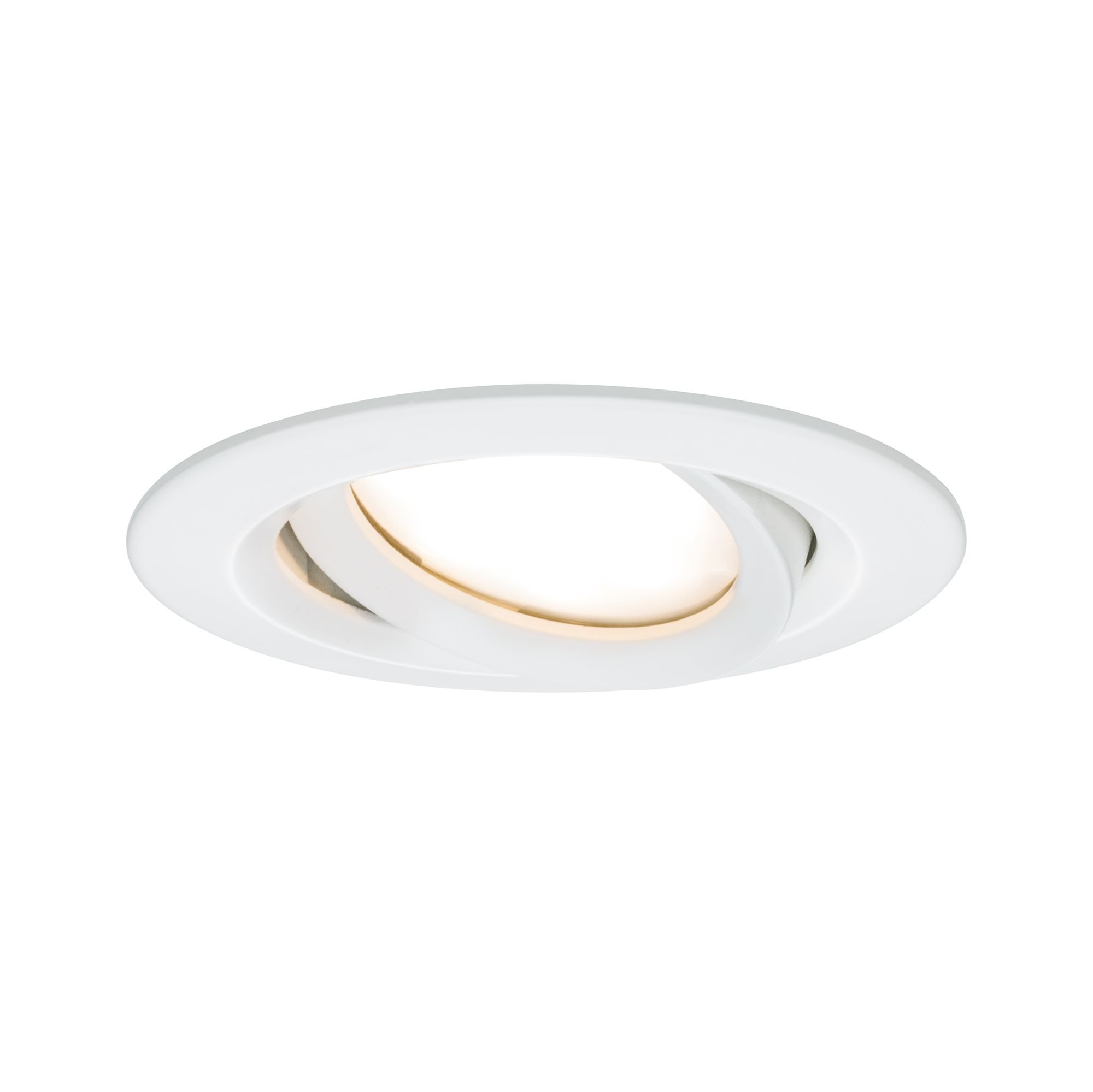 P 93681 Vestavné svítidlo LED Nova Plus kruhové 1x6,8W bílá mat výklopné stmívatelné - PAULMANN