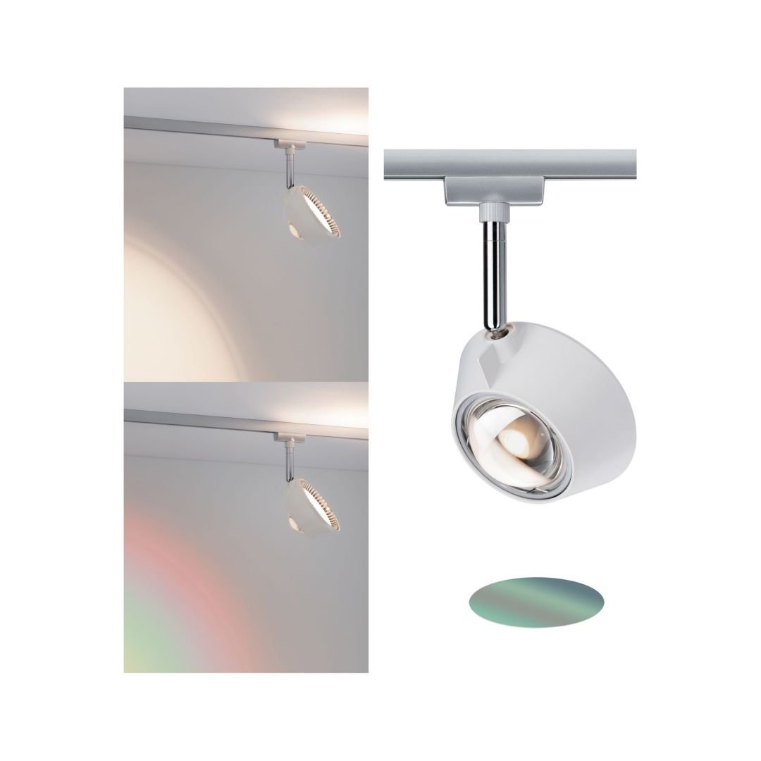 P 94979 URail LED spot Sabik 13W matný chrom stmívatelné - PAULMANN