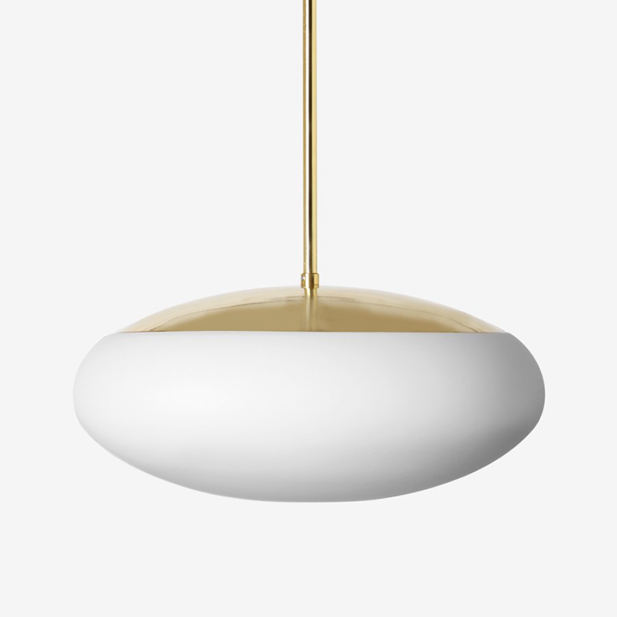 LU ZT.L1.D550.70 Závěsné svítidlo DAPHNE ZT 37,1W LED 3000K sklo argento dorato opál ZT.L1.D550.70 - LUCIS