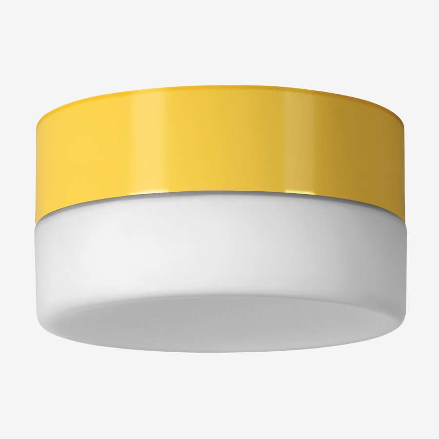Levně LU BS34.K1.N34.35 Stropní a nástěnné svítidlo NOMIA 30,3W LED 3000K sklo žlutá opál BS34.K1.N34.35 - LUCIS