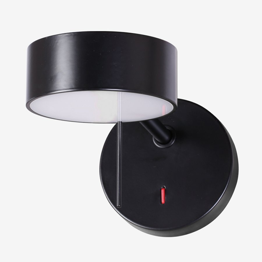 Levně LU O.150.K2.61 Nástěnné svítidlo OMNIA 9,5W LED 4000K akrylátové sklo černá O.150.K2.61 - LUCIS